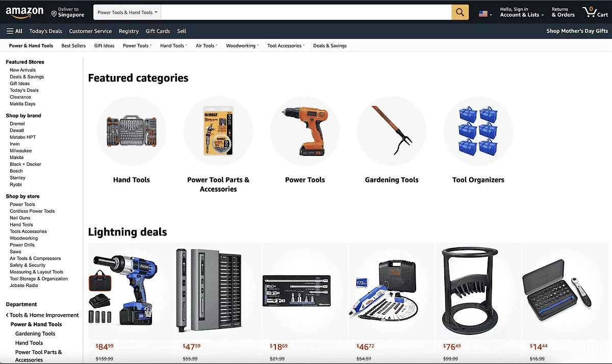A Screenshot Of Amazon